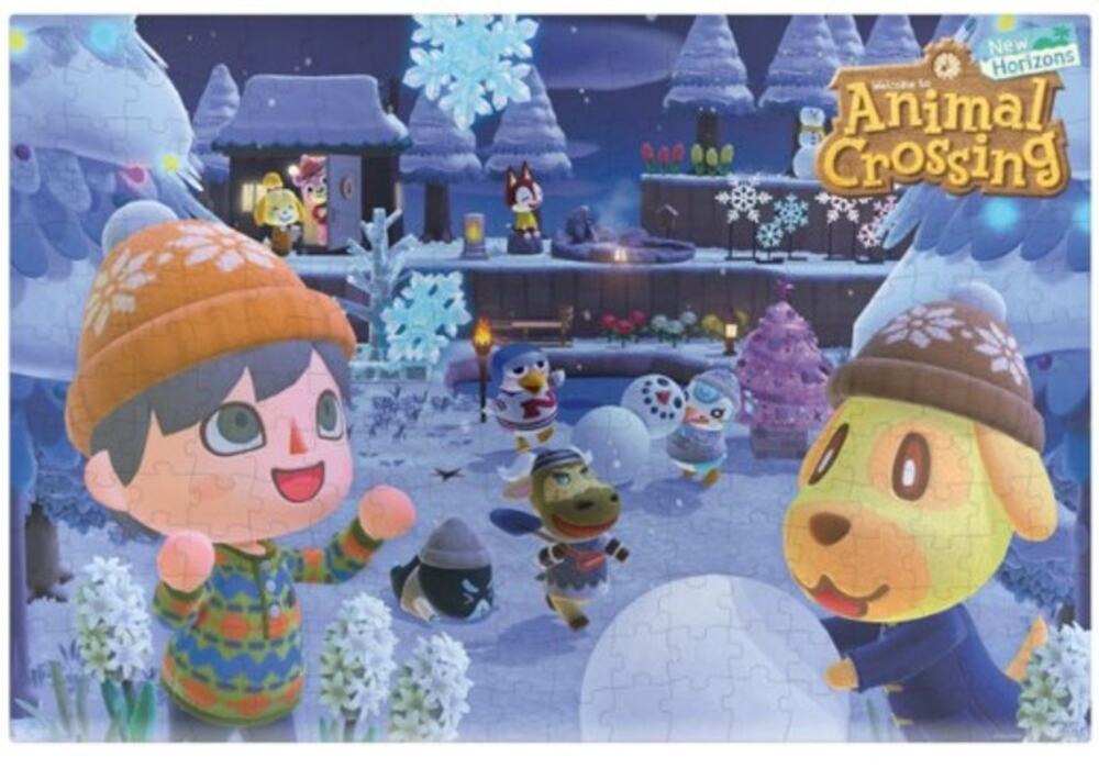 Animal Crossing: "Winter" Themed 250 Pc Puzzle in a Blue Collector Tin